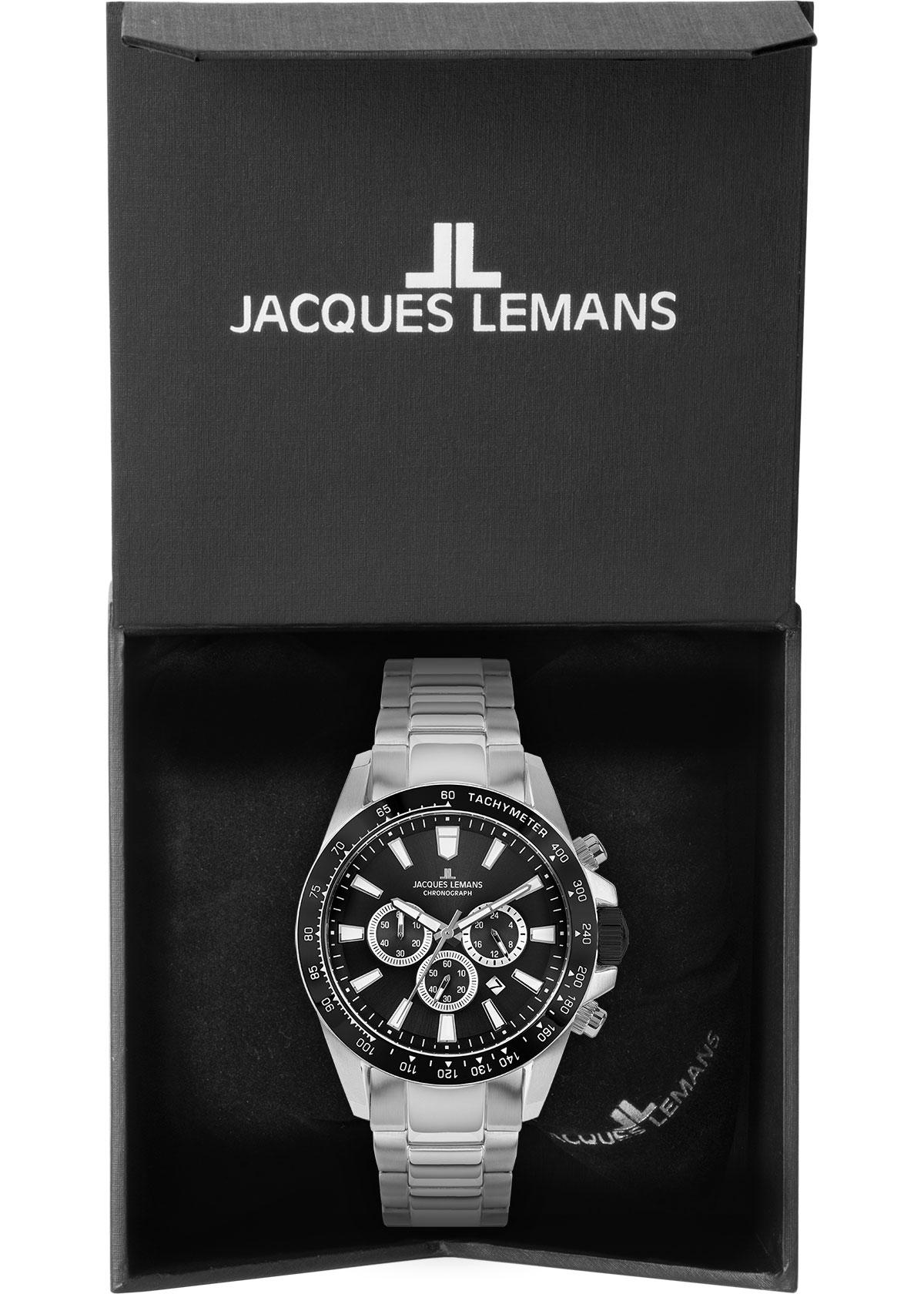 1-2140E, мужские часы купить Lemans Jacques - Sport Liverpool